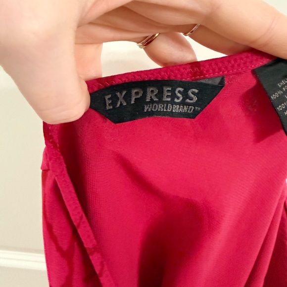 Early 2000s Express World Brand Pink/Red Skirt- ( Small) - Picture 4 of 7